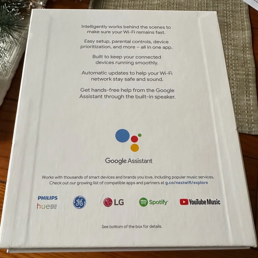 Google Nest Wifi 3 Pack (AC2200 Mesh Router with 2 Points) w/6600 Sq Ft Coverage